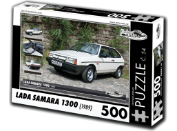 RETRO-AUTA Puzzle č. 54 Lada Samara 1300 (1989) 500 dílků