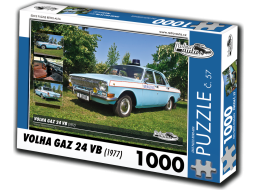 RETRO-AUTA Puzzle č. 57 Volha Gaz 24 VB (1977) 1000 dílků