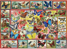ANATOLIAN Puzzle Spousta motýlů 1000 dílků