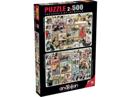 ANATOLIAN Puzzle Kočky a Psi 2x500 dílků