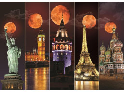 ART PUZZLE Puzzle Rudý měsíc 1500 dílků