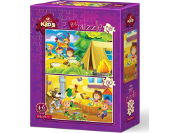 ART PUZZLE Puzzle Prázdninové potěšení 35+60 dílků