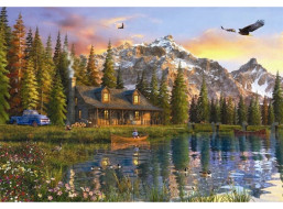 ANATOLIAN Puzzle Roubenka u jezera 2000 dílků