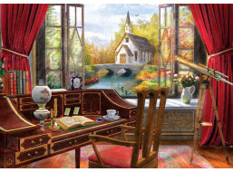 ART PUZZLE Puzzle Výhled z pracovny 500 dílků