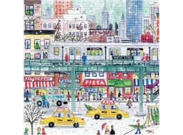 GALISON Čtvercové puzzle Metro v New Yorku 500 dílků