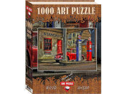ART PUZZLE Dřevěné puzzle Čerpací stanice 1000 dílků