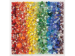 GALISON Čtvercové puzzle Duhové skleněnky 500 dílků