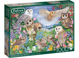 FALCON Puzzle Sovy v lese 1000 dílků