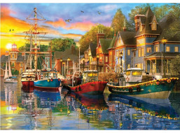 ANATOLIAN Puzzle Světla v přístavu 1500 dílků