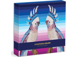 GALISON Čtvercové puzzle Jonathan Adler: Papoušci 500 dílků