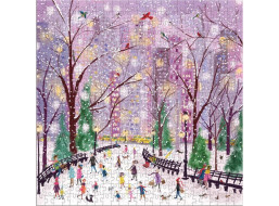 GALISON Čtvercové puzzle Zasněžená noc 500 dílků