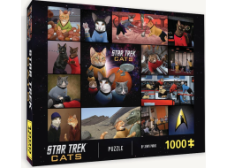 CHRONICLE BOOKS Puzzle Star Trek Cats 1000 dílků