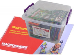 MAGFORMERS Magtematika box s učebnicí (česky) 67 dílků