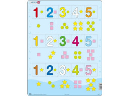 LARSEN Puzzle Počítání do pěti 15 dílků