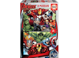 EDUCA Puzzle Avengers - Sjednocení 2x48 dílků