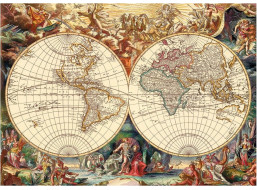 DINO Puzzle Historická mapa 1000 dílků
