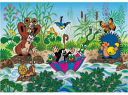 DINO Puzzle Krtkova plavba XL 100 dílků
