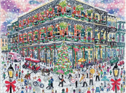 GALISON Puzzle Vánoce v New Orleans 1000 dílků