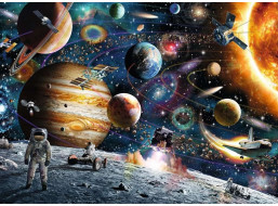 RAVENSBURGER Puzzle Astronaut ve vesmíru 60 dílků