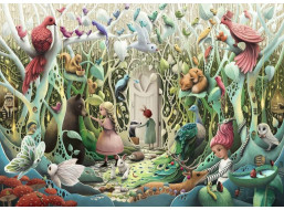 RAVENSBURGER Puzzle Skrytá zahrada 1000 dílků