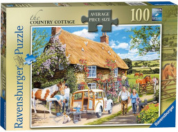 RAVENSBURGER Puzzle Venkovská chalupa 100 dílků