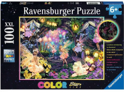 RAVENSBURGER Svítící puzzle Vílí les XXL 100 dílků