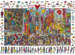 RAVENSBURGER Puzzle Times Square - Everyone should go there 1000 dílků