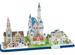 CUBICFUN 3D puzzle CityLine panorama: Bavorsko 178 dílků