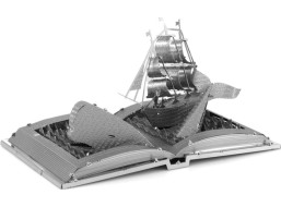 METAL EARTH 3D puzzle Kniha: Bílá velryba