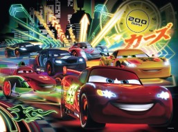 RAVENSBURGER Puzzle Auta: Neonová světla XXL 100 dílků