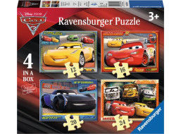 RAVENSBURGER Puzzle Auta 4v1 (12,16,20,24 dílků)
