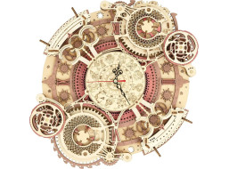 ROBOTIME Rokr 3D dřevěné puzzle Nástěnné hodiny Zodiac 168 dílků