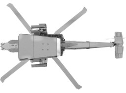 METAL EARTH 3D puzzle Vrtulník AH-64 Apache