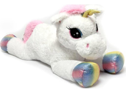 MAC TOYS Jednorožec bílý 85 cm