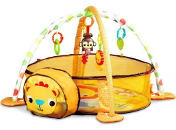 ECOTOYS Hrací deka s ohrádkou Lev