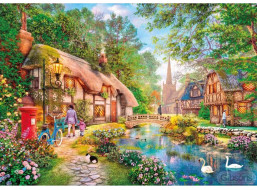 GIBSONS Puzzle Cestička mezi chalupami 500 dílků