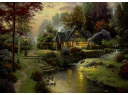 SCHMIDT Puzzle Dům v zátočině 1000 dílků