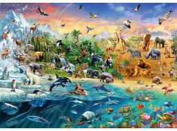 SCHMIDT Puzzle Království zvířat 1000 dílků
