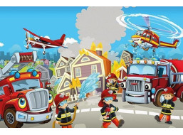ART PUZZLE Dřevěné puzzle Hasiči hrdinové 50 dílků