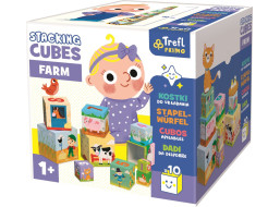 TREFL Primo Edukativní stohovací kostky Farma