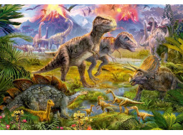 EDUCA Puzzle Setkání dinosaurů 500 dílků