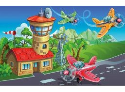 ART PUZZLE Dřevěné puzzle Blázniví piloti 50 dílků
