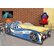 Dětská autopostel CARS POLICIE 140x70 cm s MATRACÍ ZDARMA
