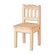 Dětská dřevěná jídelní židlička z masivu borovice