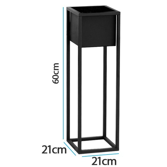 Kovov kv tin loft 21x21x60 cm ern e shop maxmax cz