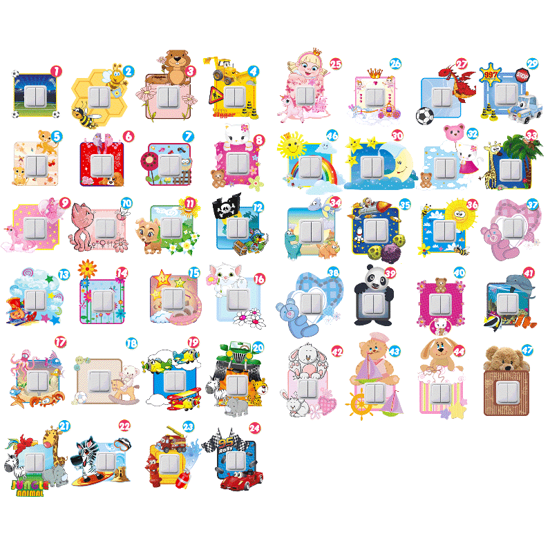 Detska Samolepka Pod Vypinac Vzor 14 E Shop Maxmax Cz