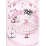 Dětský kusový koberec Bambino 2185 Ballerina pink