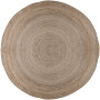 Kusový koberec Capri Jute Natural kruh