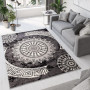 Kusový koberec TAPIS Rosette - tmavě šedý