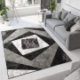 Kusový koberec TAPIS Vertigo - černý/šedý